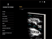 Tablet Screenshot of chasingthescream.com